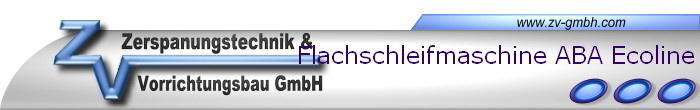 Flachschleifmaschine ABA Ecoline